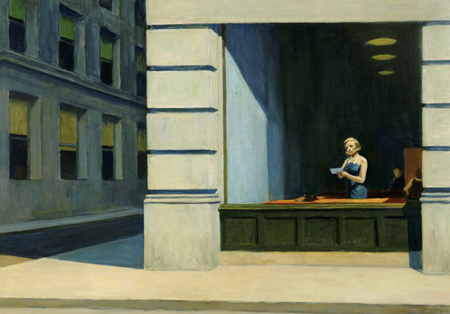 AC54 - New York Office by Edward Hopper Greetings Card